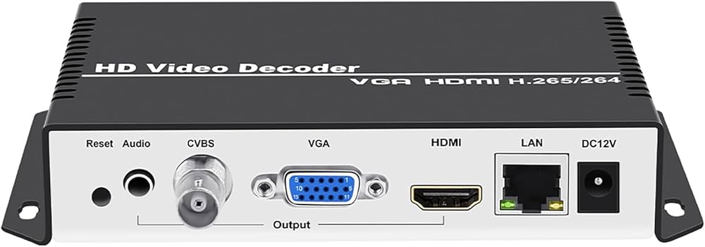 Amazon.com: URayCoder H.265 H.264 IP Video Decoder HDMI VGA CVBS