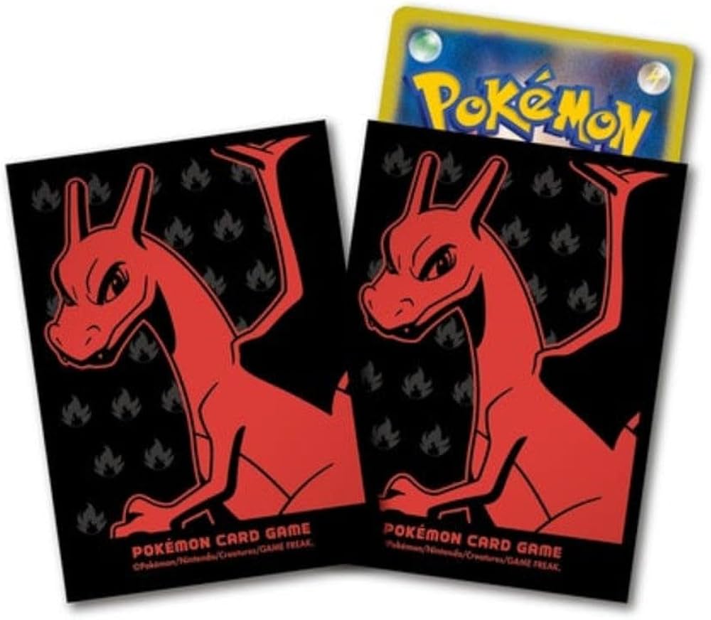 訳あり】リザードン 32枚入×2 デッキシールド ポケモンカード スリーブ