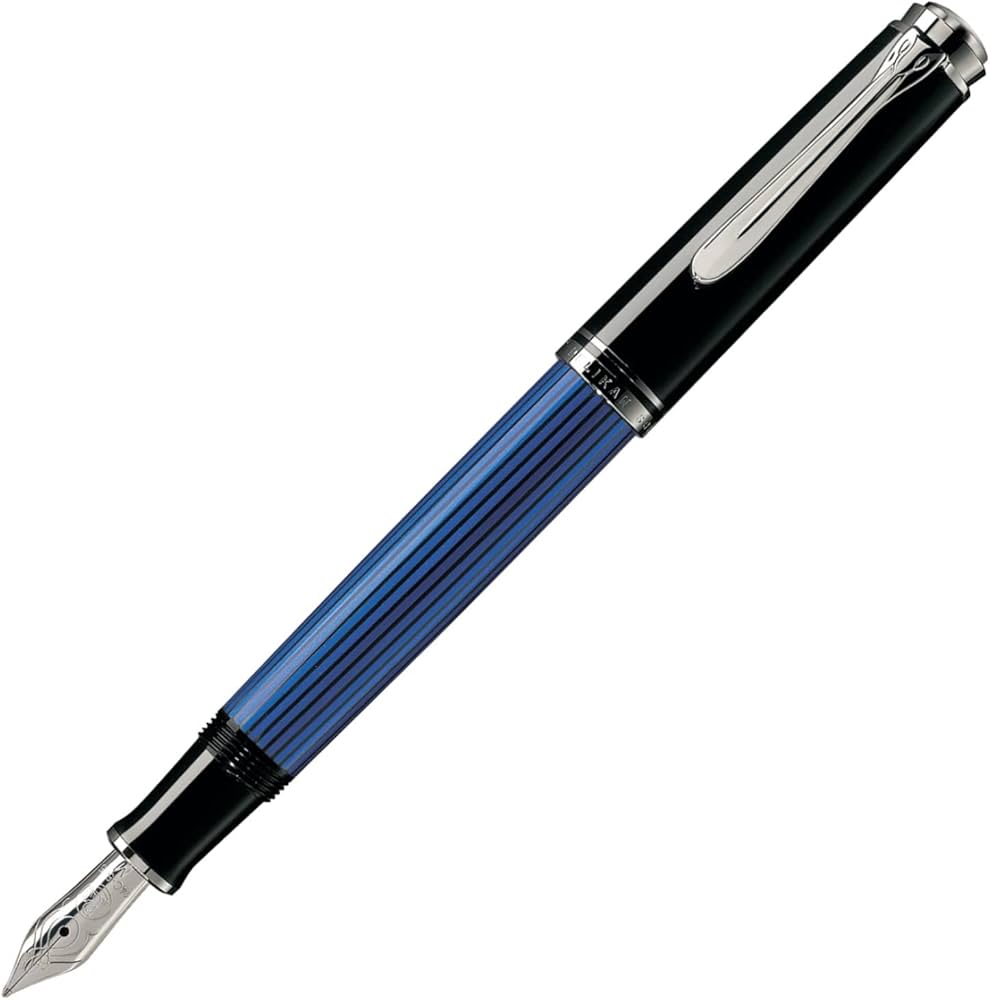 Amazon | Pelikan ペリカン 万年筆 F 細字 スーベレーン ブルー