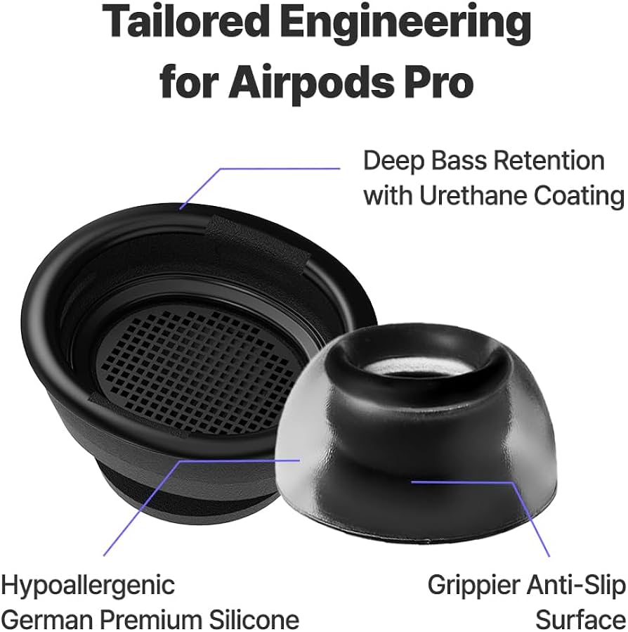 Amazon.com: AZLA Crystal for Airpods Pro 1st & 2nd Gen (2-Pair SSS