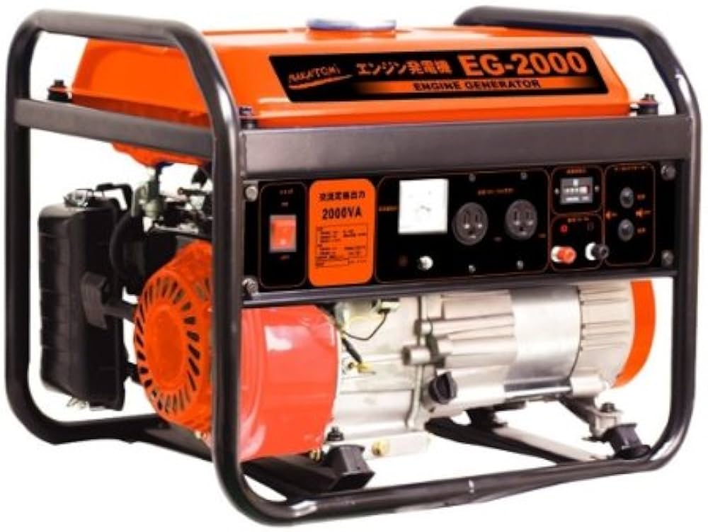 Amazon.co.jp: ナカトミ(NAKATOMI) エンジン発電機(定格出力2KVA