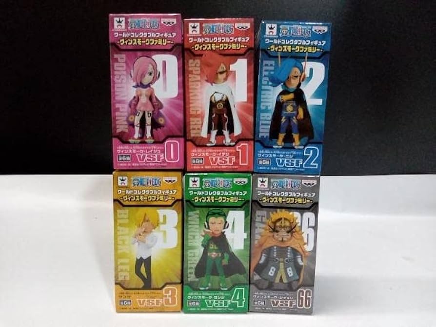 ワンピースフィギュアワーコレヴィンスモークファミリー全6種