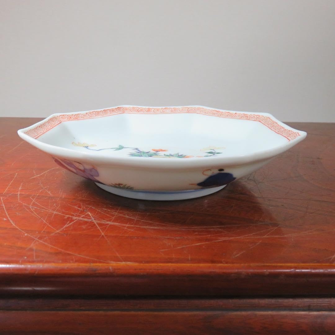 八角鉢 八角皿 九谷 花草 草花 果実 ザクロ その1 - WWW.AQUAVENUS.JP