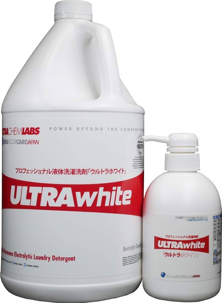Amazon.co.jp: 液体洗濯洗剤 ウルトラホワイト Ultra White 3.78