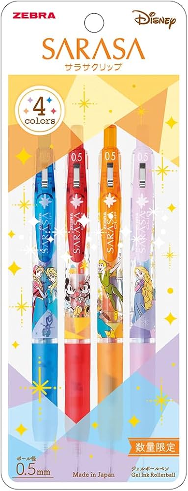 Amazon | ゼブラ ジェルボールペン サラサクリップ ディズニー