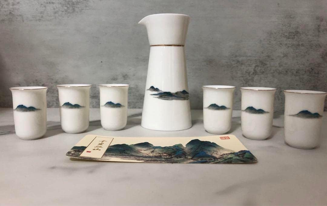 2396 中国酒器 六角チロリ 錫製 骨董品 2396 中国酒器 六角チロリ