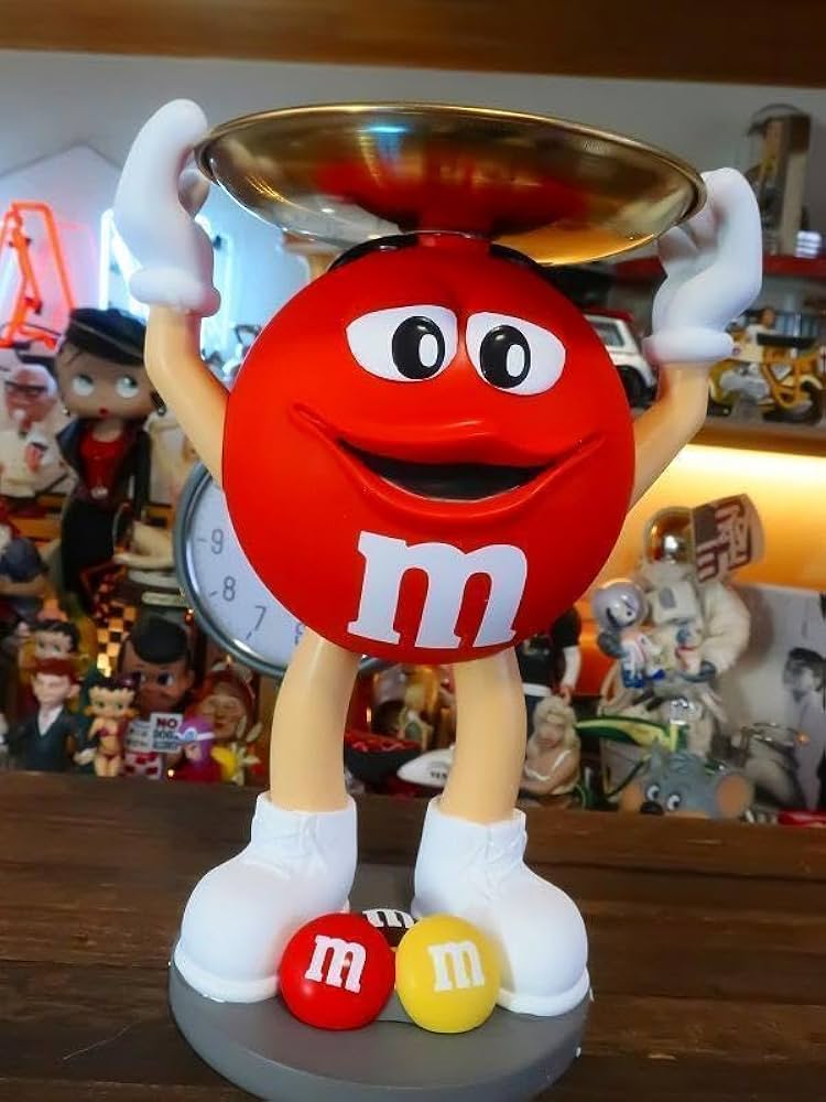 m&m's エムアンドエムズ 非売品 特大ディスプレイ (トレイ付) m&m's