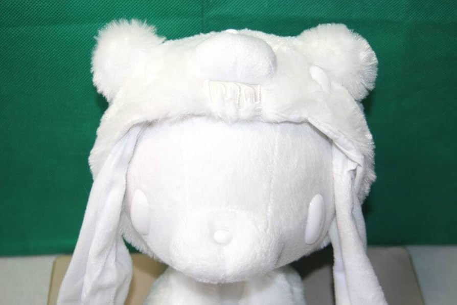 レア！汎用うさぎぬいぐるみ もじもじver. 白色 チャックスGP XL