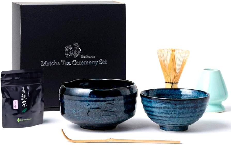 Amazon | 芳香園 茶道具 お抹茶6点セット (抹茶 20g 抹茶茶碗 茶筅