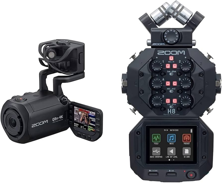 Amazon.com: Zoom Q8n-4k Handy Video Recorder, 4k UHD Video, Stereo