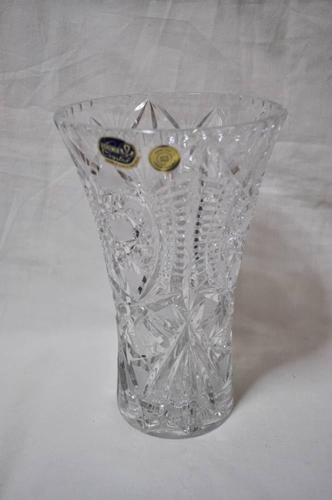 花瓶 BOHEMIA LEAD CRYSTAL GLASS