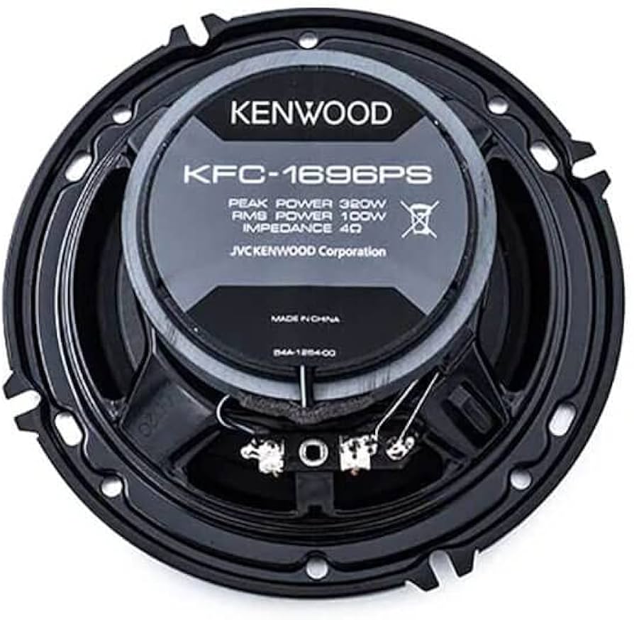 Amazon.com: Kenwood KFC-1696PS 6.5 Inch 2 Way Car Speakers with