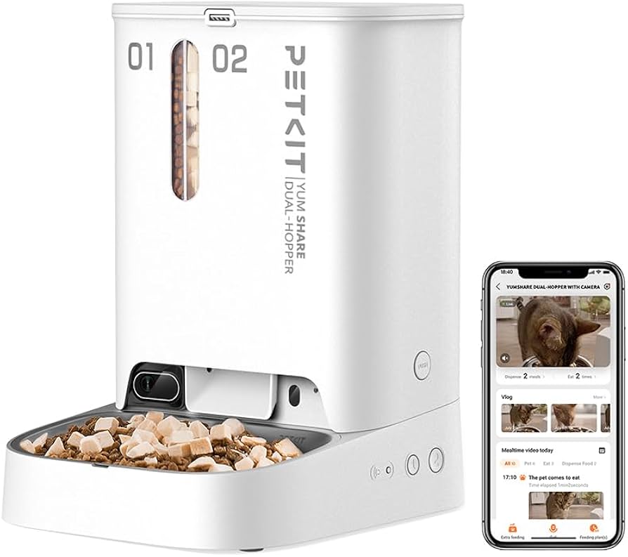 スマート給餌器 Wi-Fi対応 ペット 自動給餌器 PETKIT 犬 猫 未使用