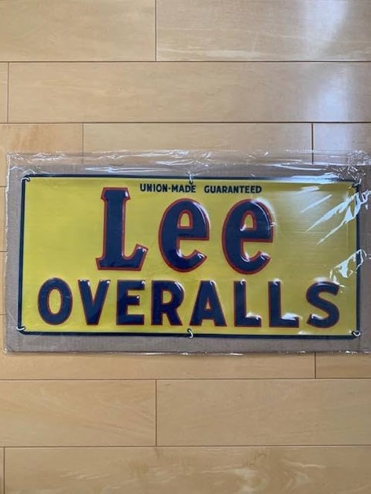 Lee ショップ 看板 希少 レア 非売品 Lee 看板 プレート｜2025年最新