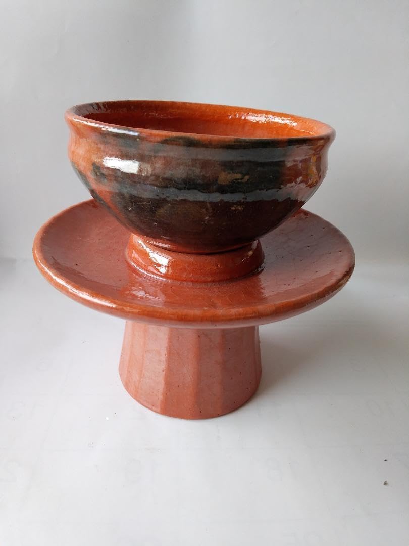 赤楽 天目茶碗 貴人台添 川崎和楽 赤楽茶碗 共箱 茶道具 抹茶