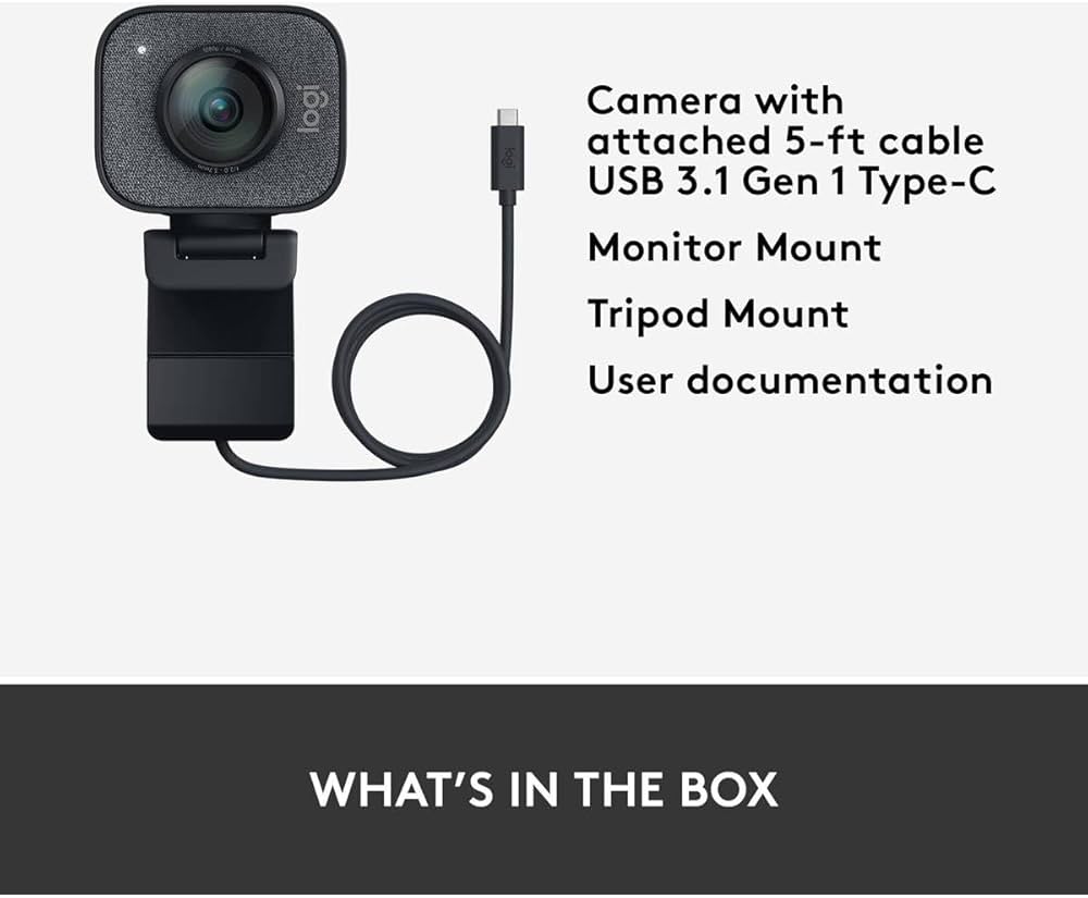 Amazon.co.jp: LOGITECH StreamCam Plus Full HD camera USB-C Webcam