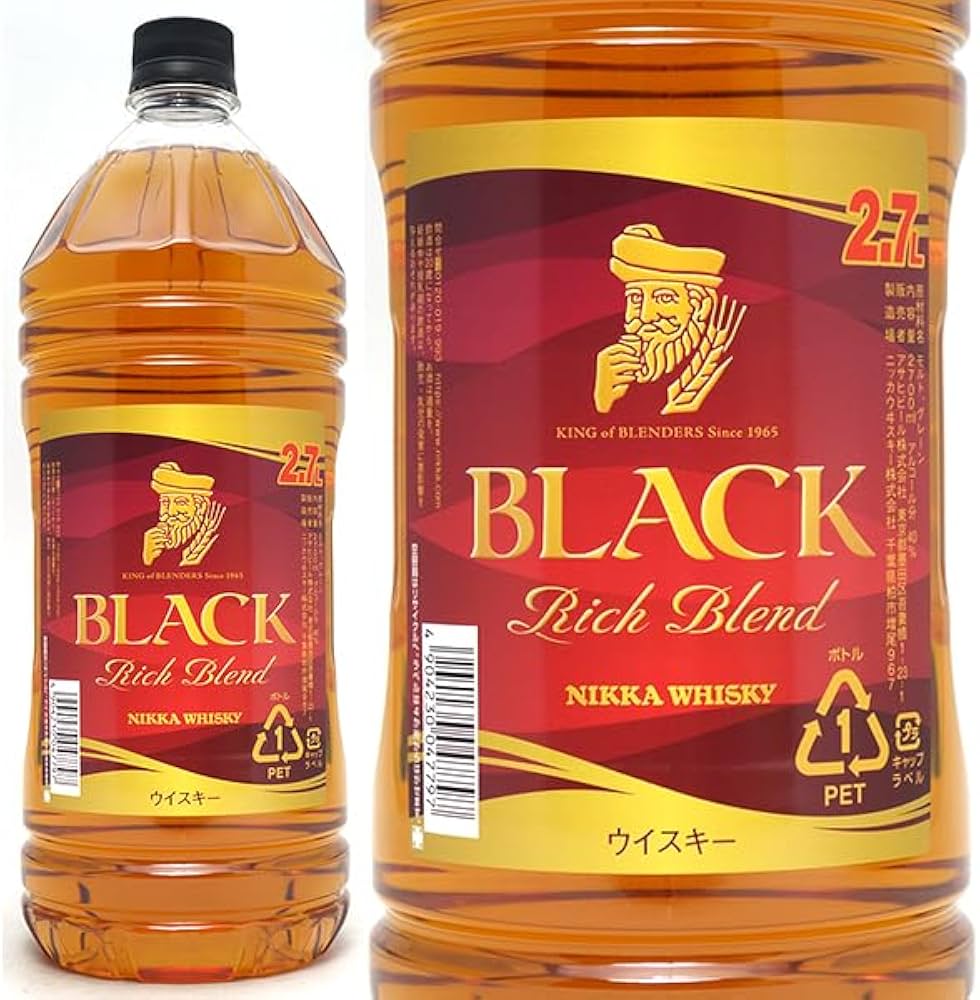 Amazon.co.jp: ニッカ ブラック ニッカ リッチ ブレンド 40度 2700ml