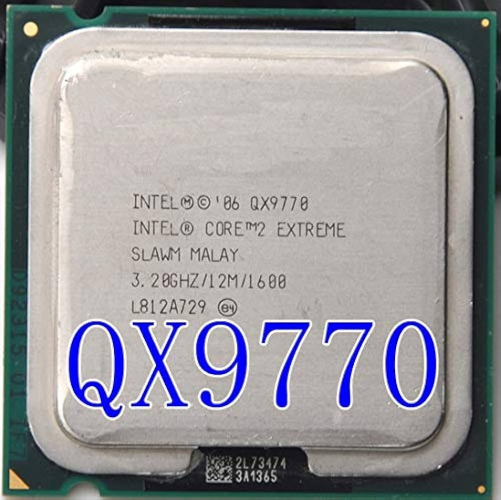 Amazon | Core 2 Extreme QX9770 qx9770 12M Cache, 3.2GHz, 1600 MHz