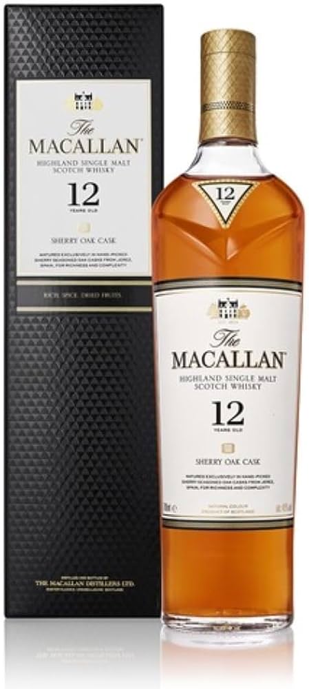 Amazon.co.jp: ザ マッカラン 12年 シェリーオーク 40度 700ml 箱付
