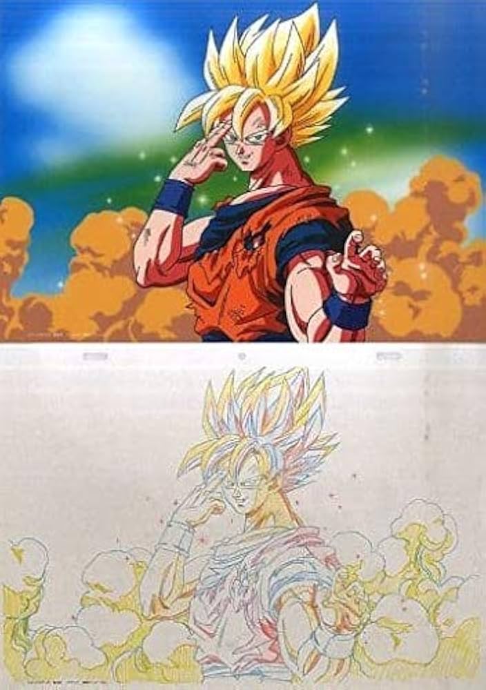 ドラゴンボール 原画 孫悟空 ヤジロベー アニメ ドラゴンボール 原画