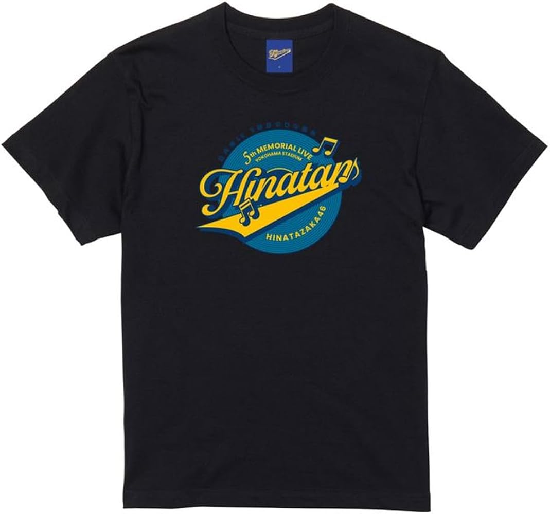 Amazon | [日向坂46] 5回目のひな誕祭 ロゴTシャツ (M, ブラック) | T
