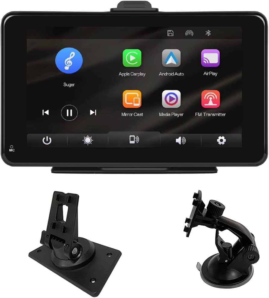 Amazon.co.jp: タッチパネル搭載 車載用7インチモニター スマート