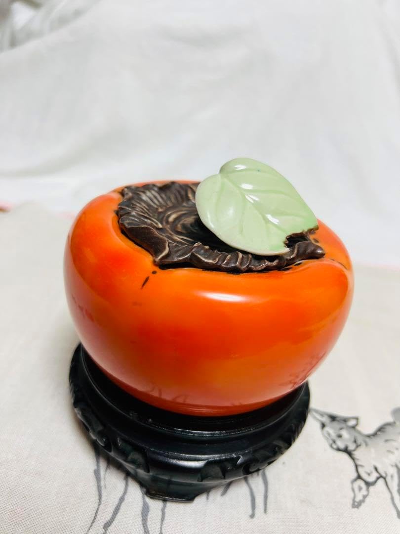 有田焼 二宮閑山 柿 調味料入れ 古伊万里 陶器 現状品 【公式通販】