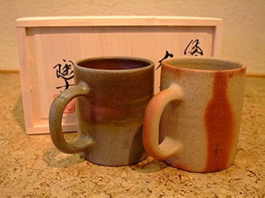 備前焼 ジョッキ マグカップ ペア ※ 備前焼 ジョッキ マグカップ ペア