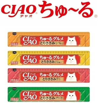 Amazon.co.jp: チャオ (CIAO) ちゅ~る とりささみグルメバラエティ 80