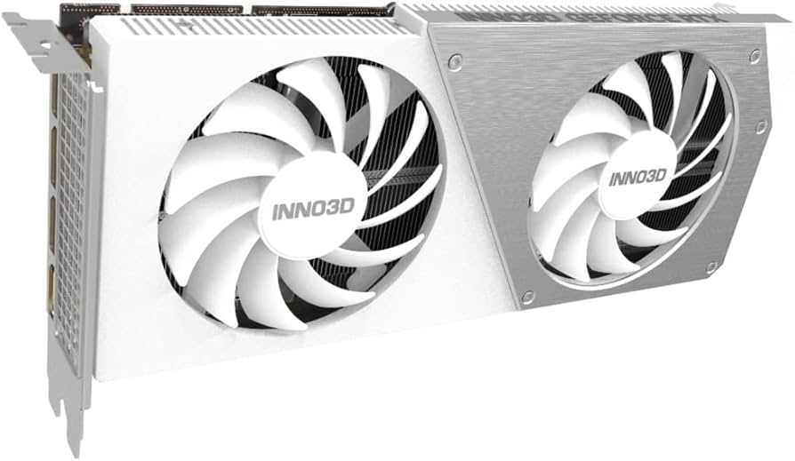 Inno3D Placa de vídeo Nvidia GeForce RTX 4060 Ti Twin X2 OC branca