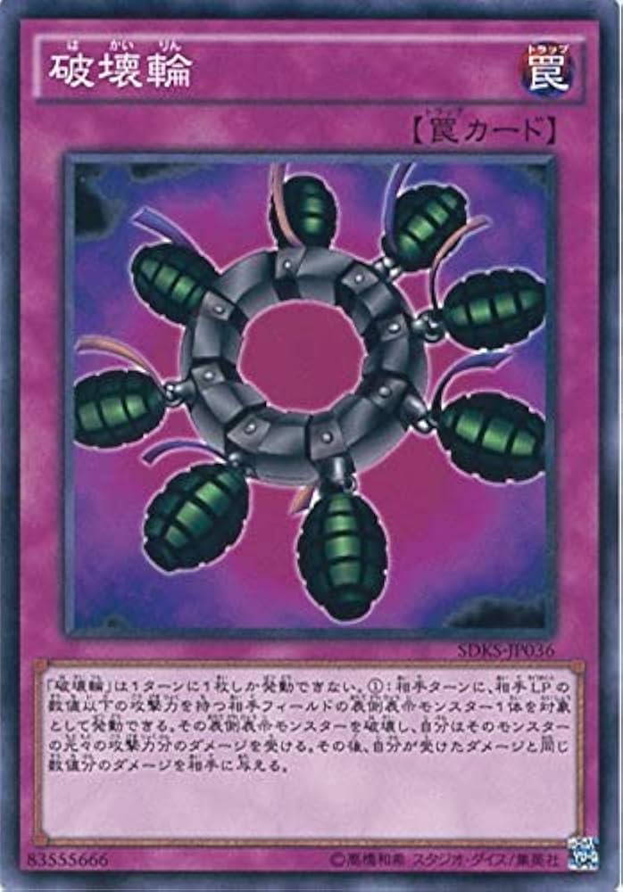 遊戯王 破壊輪 PSA8 英語版 1st シークレット 2025年最新】破壊輪
