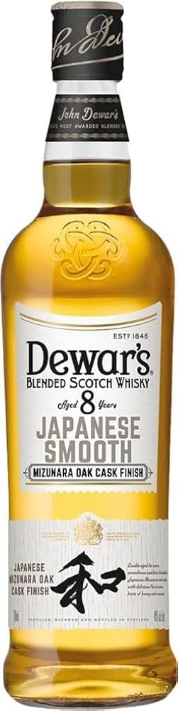 Amazon.co.jp: Dewar's Japanese Smooth 8 Year Whiskey, UK, 23.7 fl