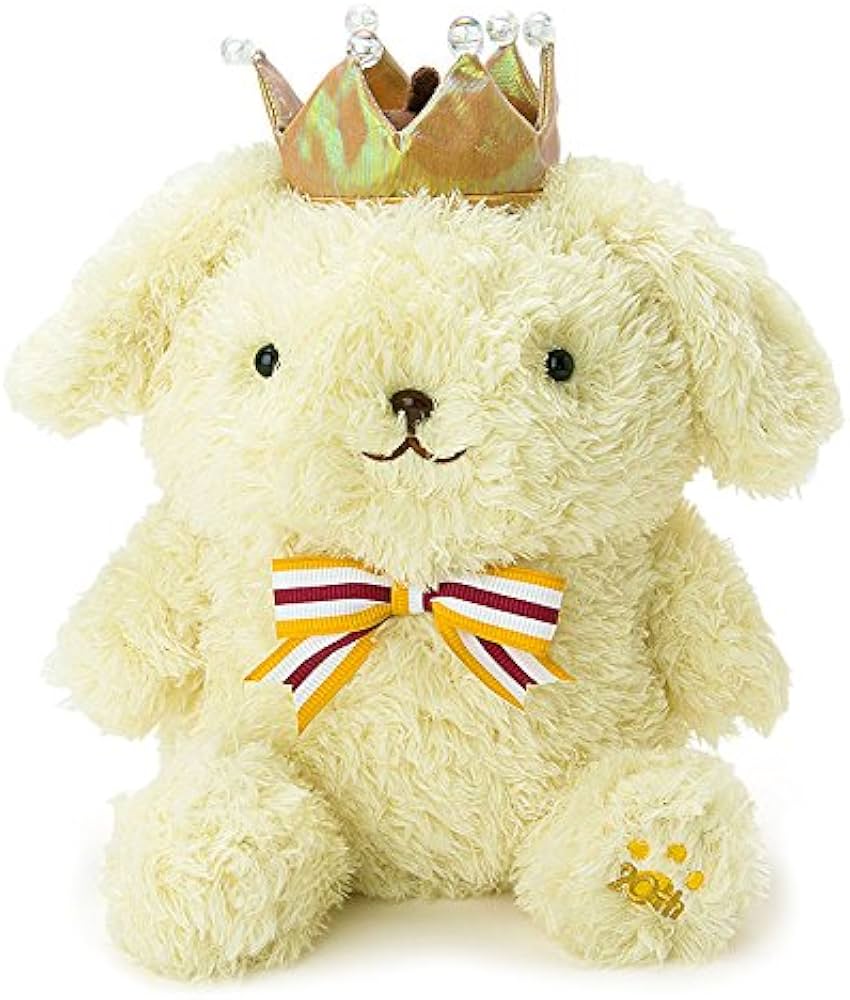 Amazon.co.jp: サンリオ(SANRIO) ポムポムプリン 20th ぬいぐるみ(王冠