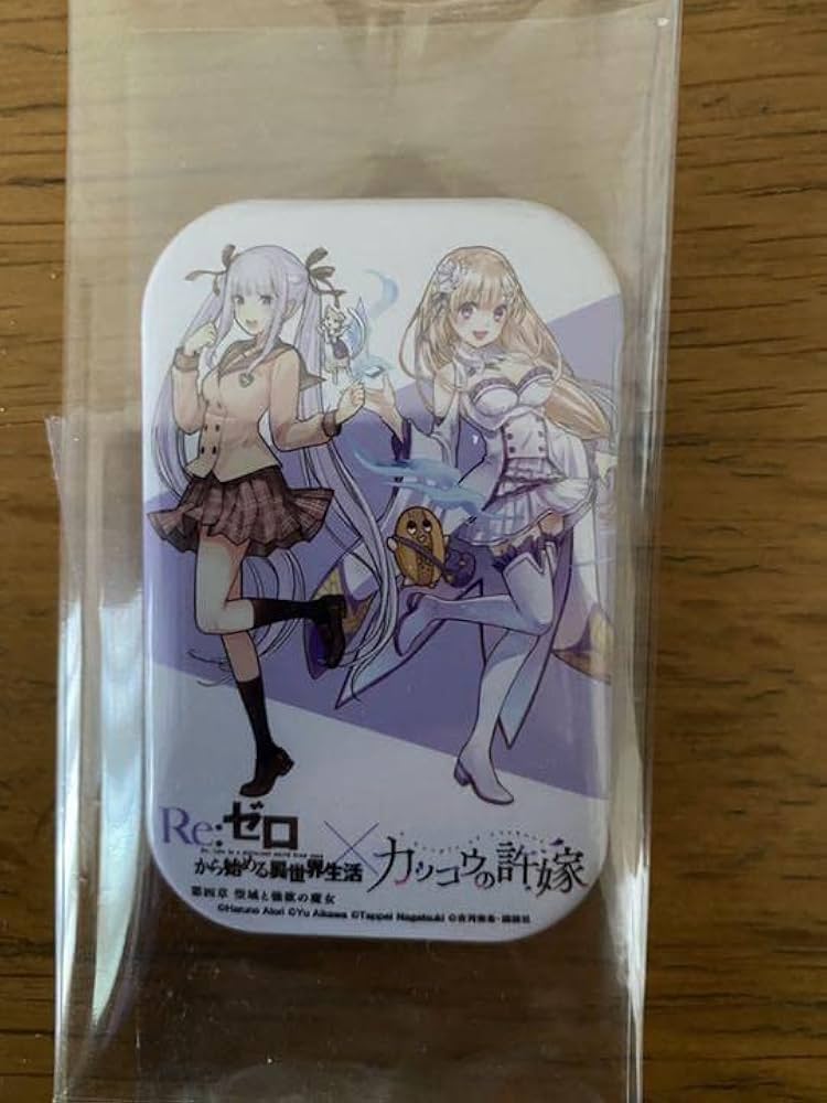 Amazon.co.jp: カッコウの許嫁 リゼロ コラボ スクエア缶バッジ : おもちゃ