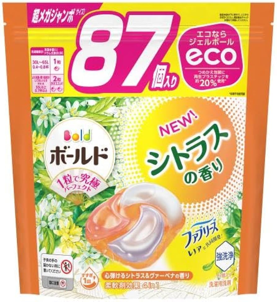 Amazon | P&G ジャパン ボールド ジェルボール 4in1 シトラス