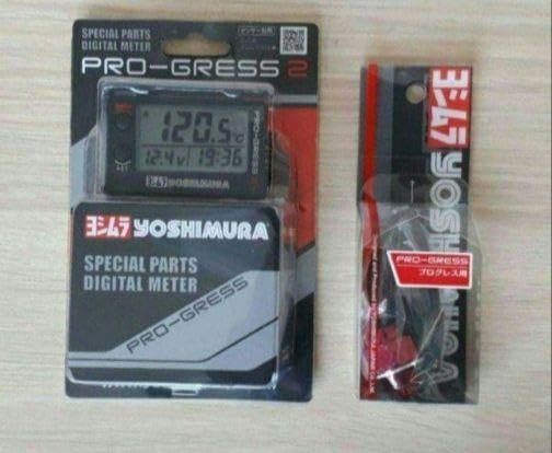 XJR400 ヨシムラ プログレス1 油温計 デジタル メーター 真鍮 4HM