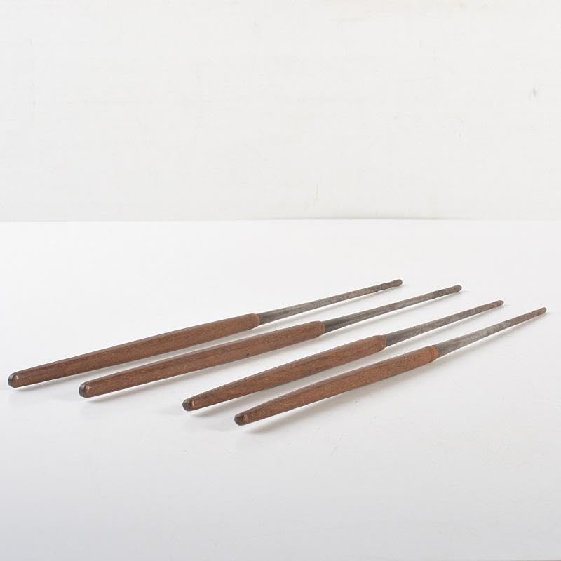 茶道具 桜木正義造 古鉄 桑柄火箸 二組 共箱 V R7517 【公式通販】