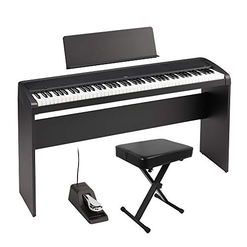 Amazon | KORG B2 BK ブラック 専用スタンド・Xイスセット 電子ピアノ