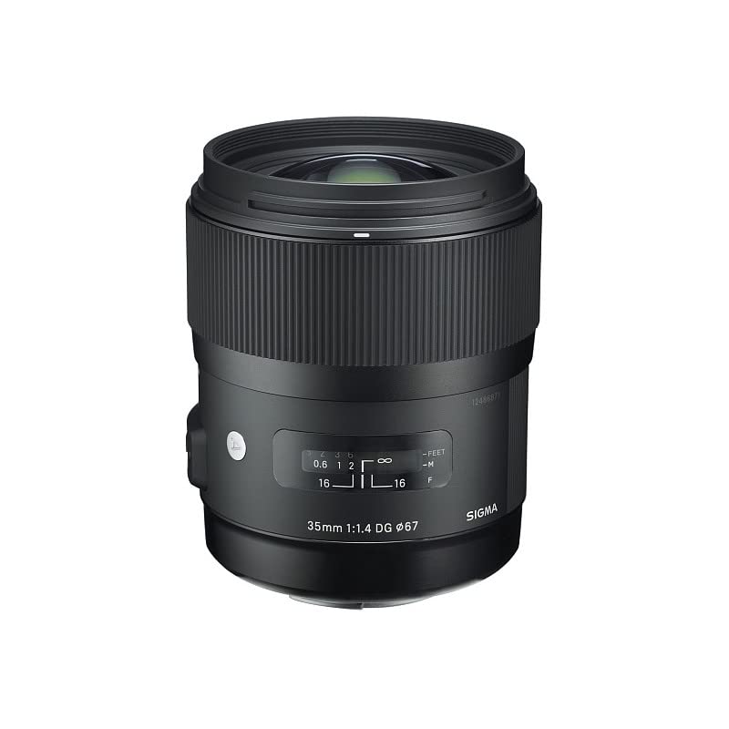 Sigma Lente 35 mm F1.4 Art DG HSM para Nikon, preta, 3,7 x 3,03 x