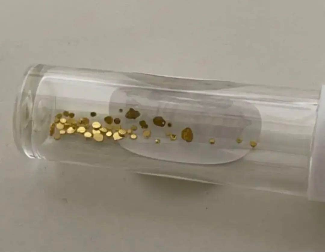 土肥金山 砂金 約100粒 No.3》土肥金山砂金採り体験の砂金 約100粒前後