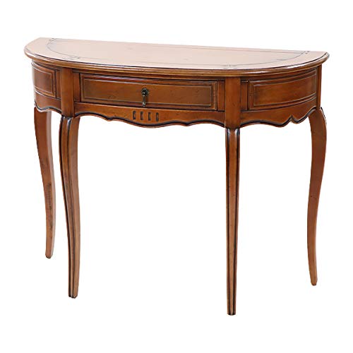 サイドテーブル幅100cmブラウン木製アンティーク調コンソール サイド