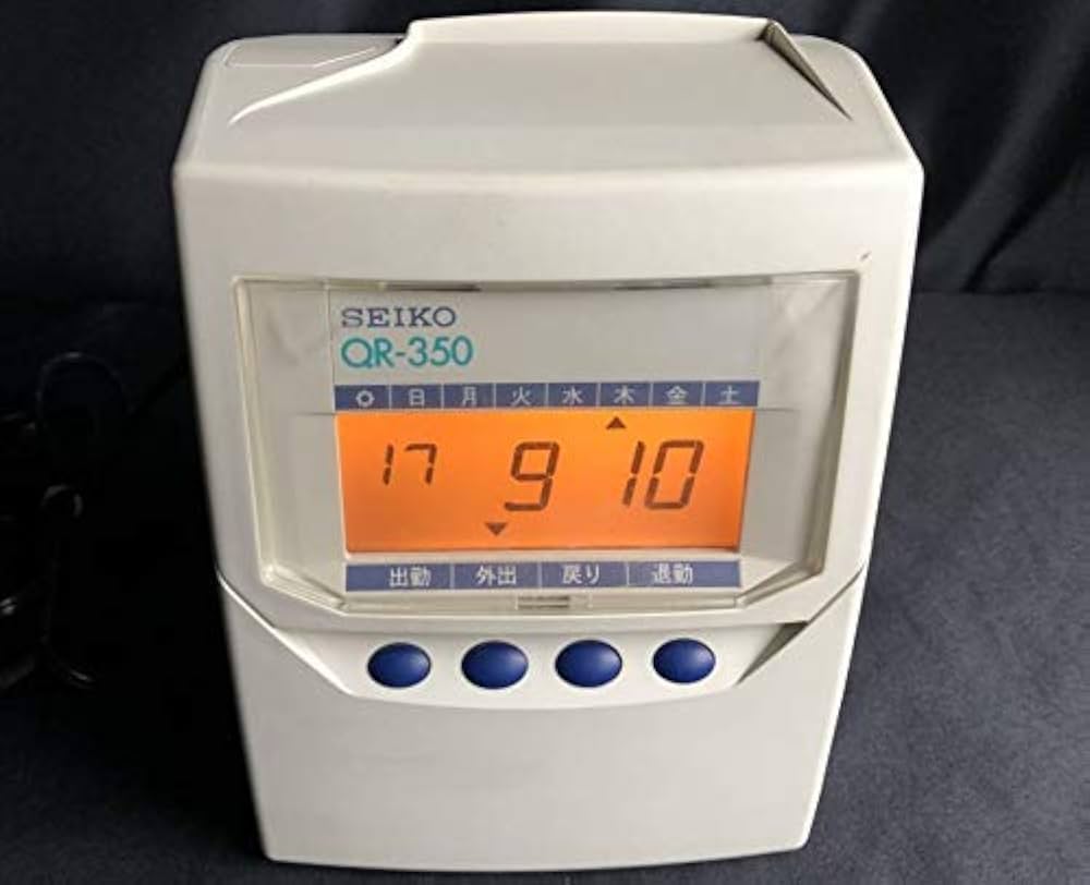 Amazon.co.jp: セイコープレシジョン タイムレコーダー QR-350 QR-350