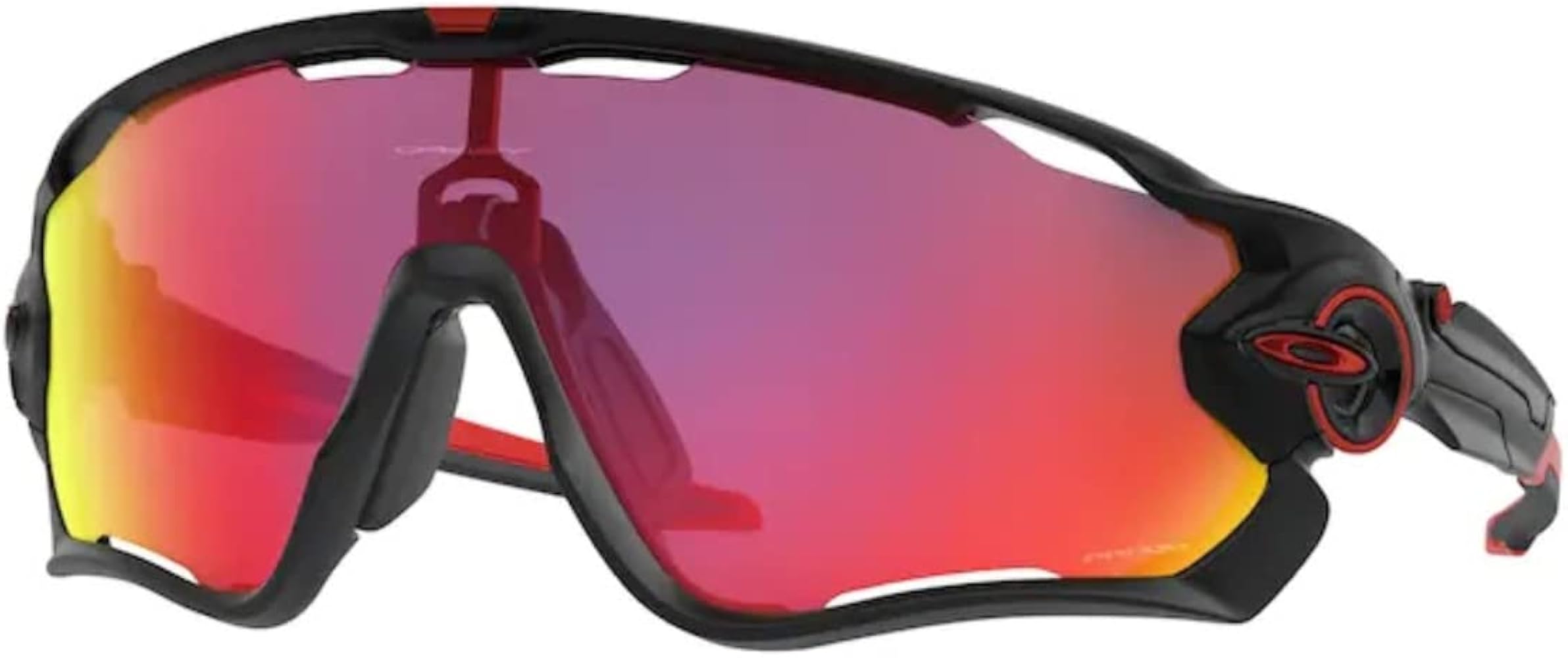 Oakley スポーツサングラス イエロー/レッド ジョウブレイカー Oakley