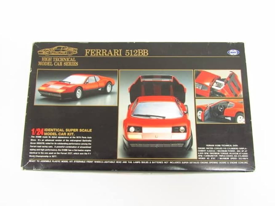 Ferrari 512BB 1/24 プラスチックモデルキット Ferrari 512BB 1/24