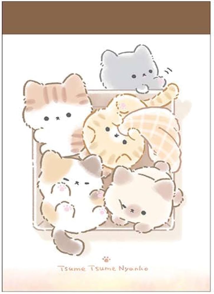 Amazon.co.jp: クラックス うちのねこちゃん ミニメモ つめつめ