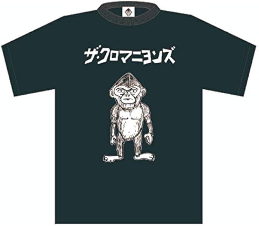 Amazon | ザ・クロマニヨンズ Tシャツ 黒 (L) | Tシャツ・カットソー 通販