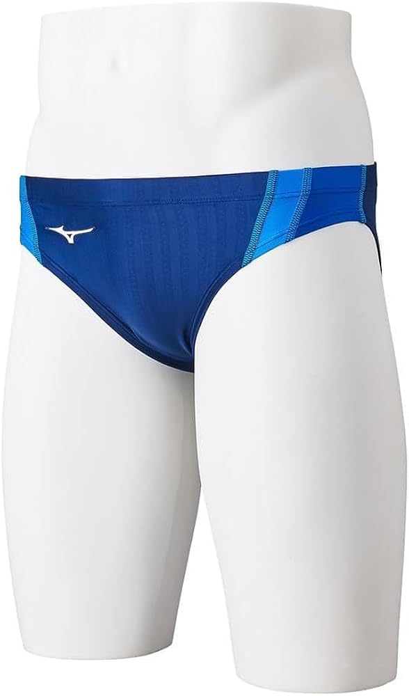 Mizuno 競泳水着 ホワイト/ブルー 競パン 中古品 ミズノ 競泳水着 競パン