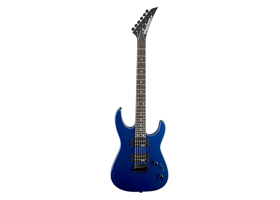 Jackson レフティ 左用 エレキギター 青 ギターケース付き ジャクソン