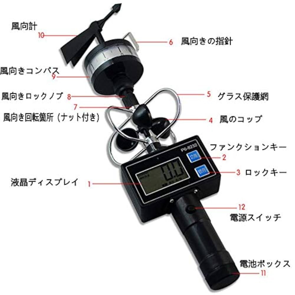 ビラム氏測風器(機械式風速計) 購入 ビラム氏測風器(機械式風速計)
