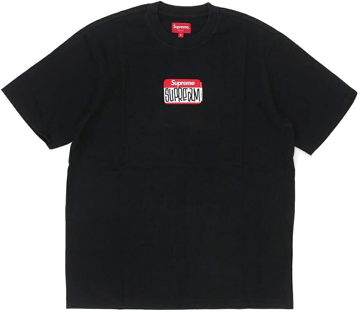 Amazon | [シュプリーム] Gonz Nametag S/S Top Tシャツ BLACK [XL